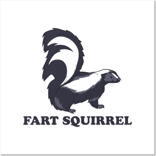 Fart Squirrel Posters and Art